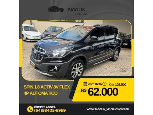 CHEVROLET - SPIN - 2016/2016 - Preta - R$ 62.000,00