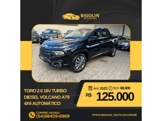 FIAT - TORO - 2021/2021 - Preta - R$ 125.000,00